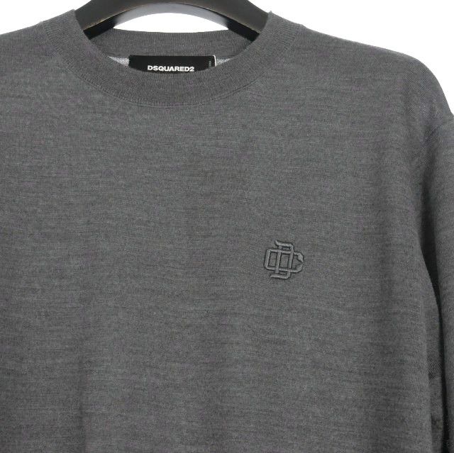 DSQUARED2 グレー ニット　 XS 未使用品 DSQUARED2 グレー ニット XS 未使用品 中古・古着通販】DSQUARED2