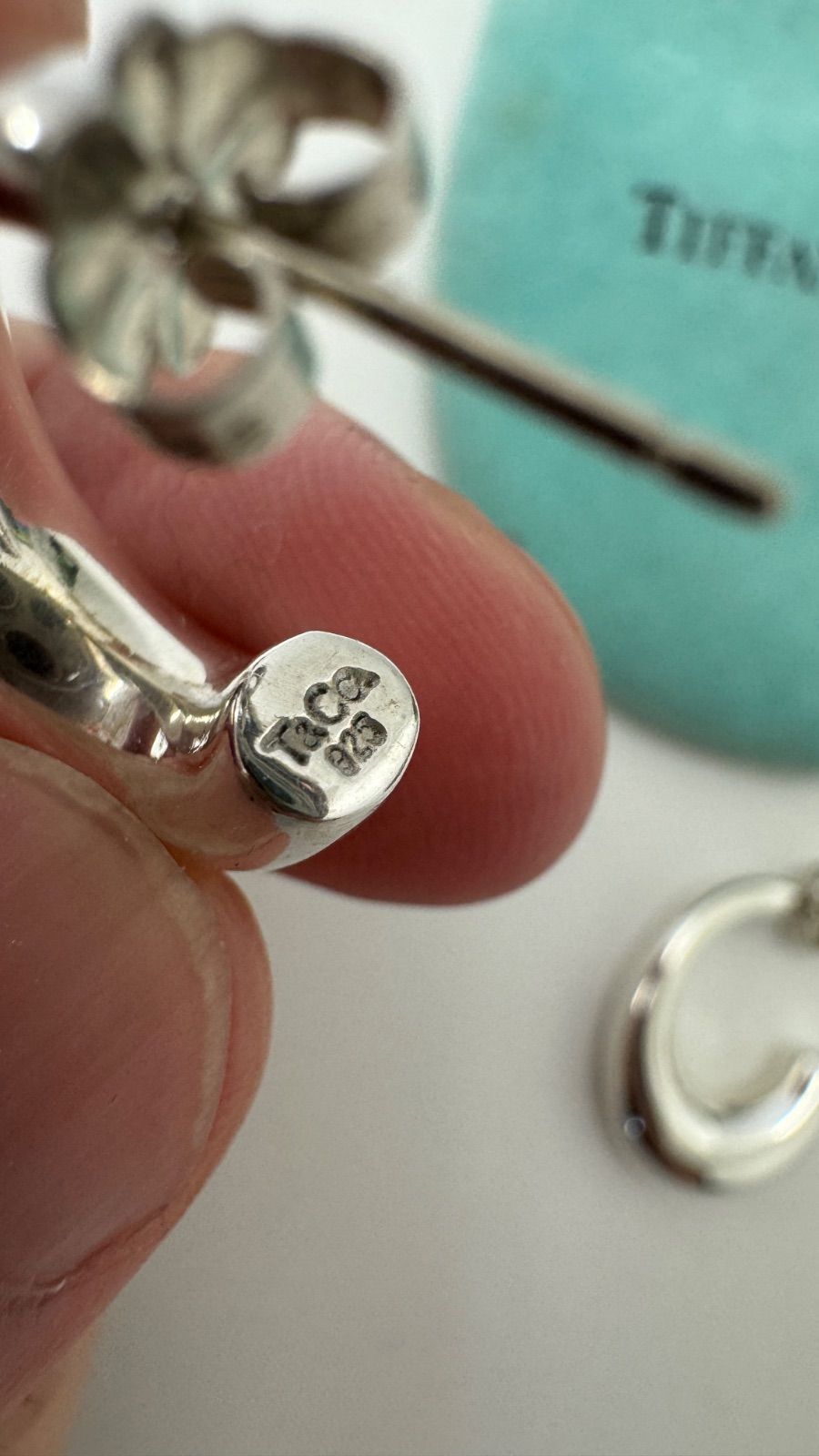 Tiffany & Co. ティファニー ハーフ フープ ピアス シルバー925 silver