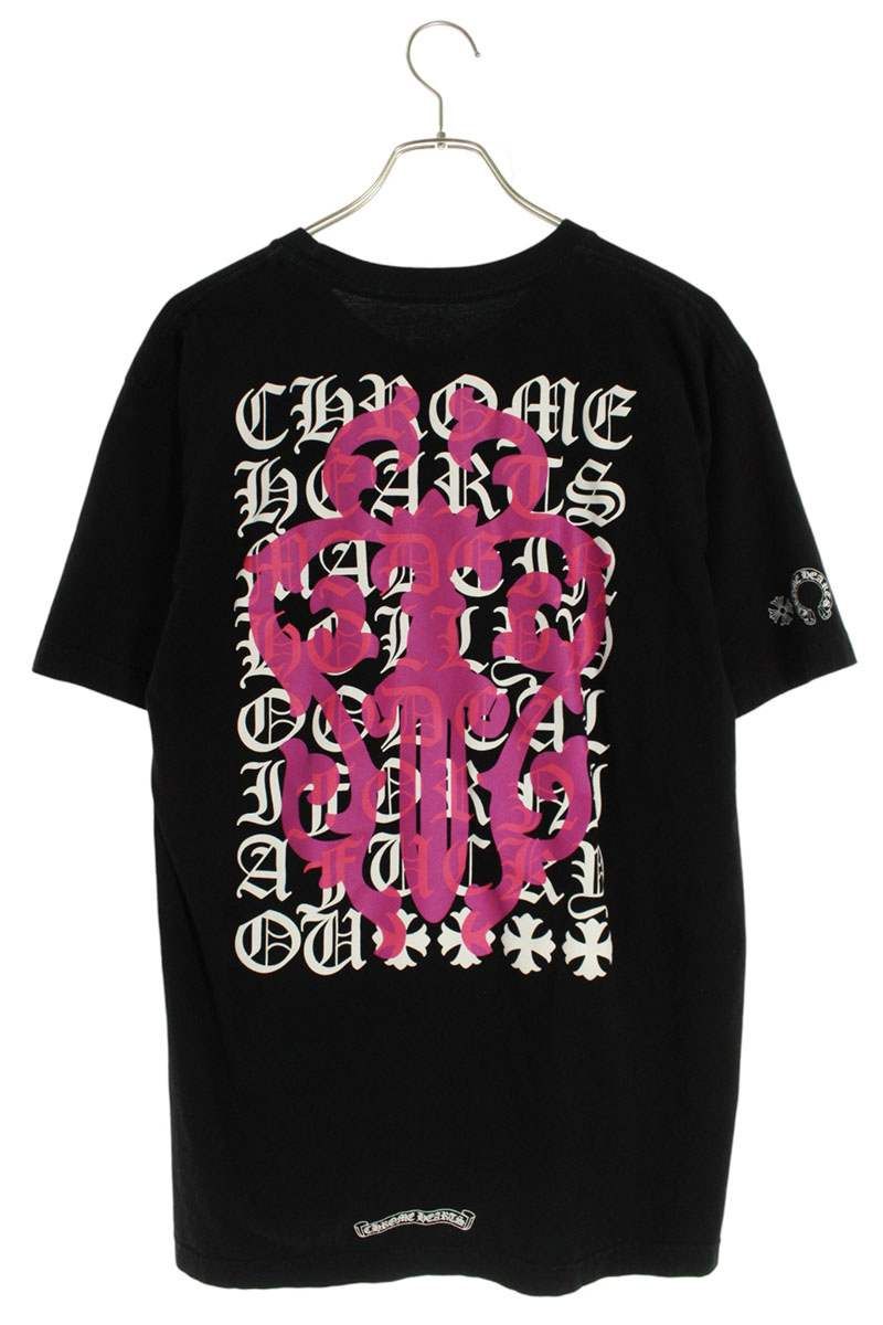 クロムハーツ DAGGER EYE CHART T-SHRT バック英字ダガープリントT
