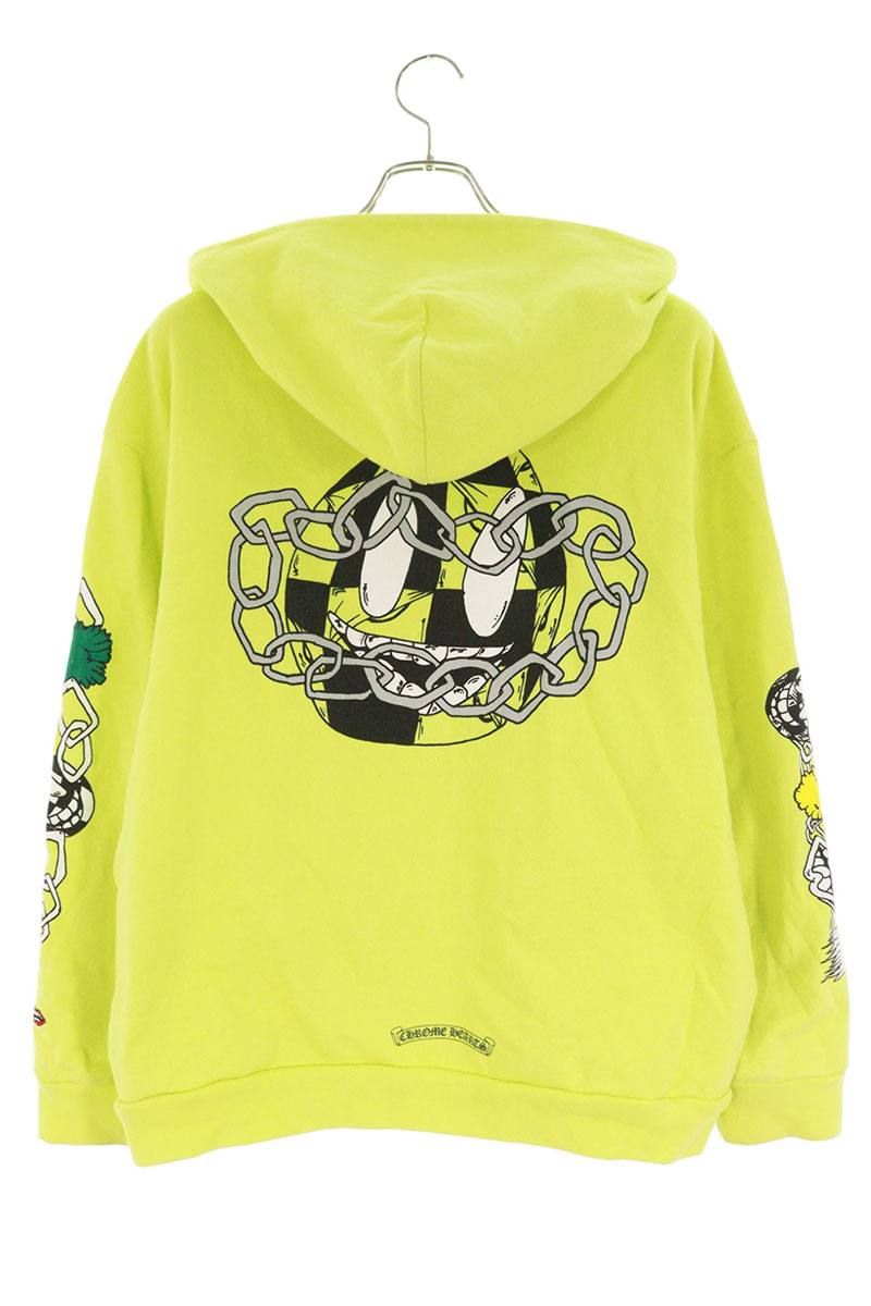 クロムハーツ PPO HRDWR GRN THRML HD ZIP MATTY BOYプリントハード