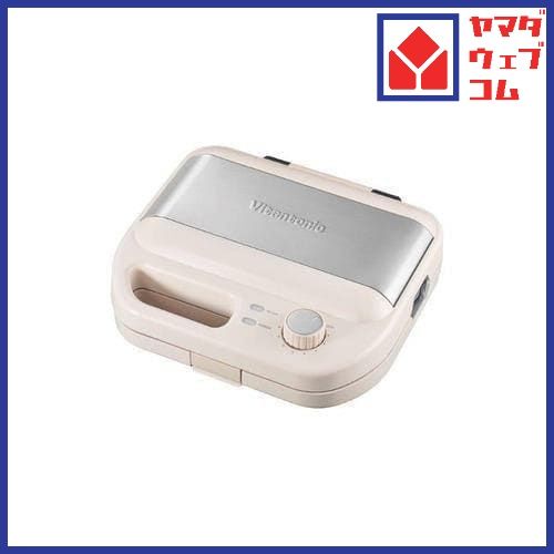 ビタントニオ VWH 600 I ワッフル＆ホットサンドベーカー アイボリー