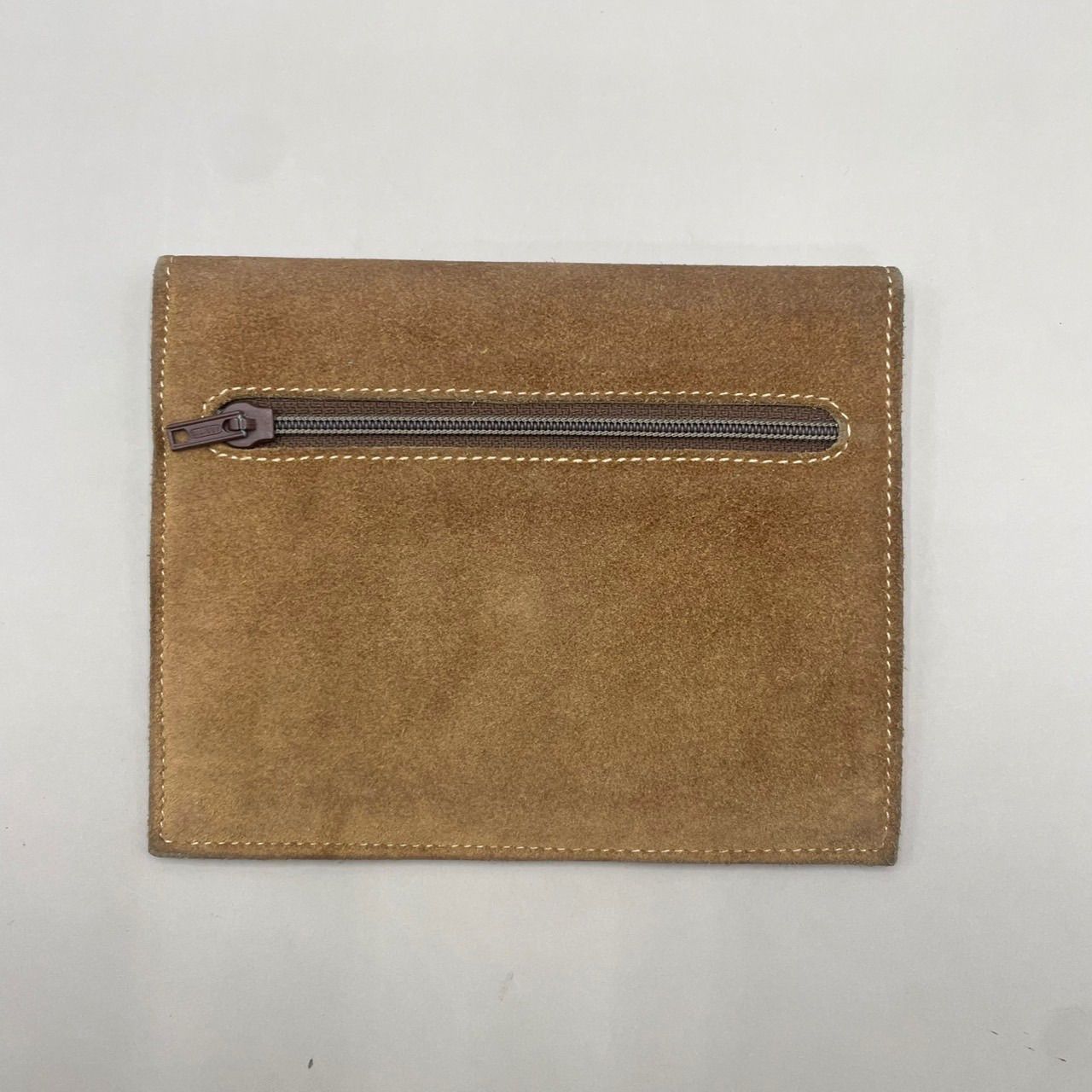 ロエベ　アナグラムポーチ　汚れなし美品 LOEWE - LOEWE ロエベ アナグラム型押し ポーチ スエード ブラウン