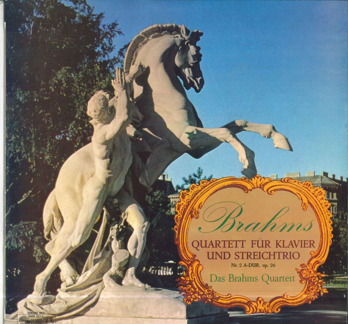 仏LP ブラームス四重奏団 ブラームス ピアノ四重奏曲 第2番 イ長調