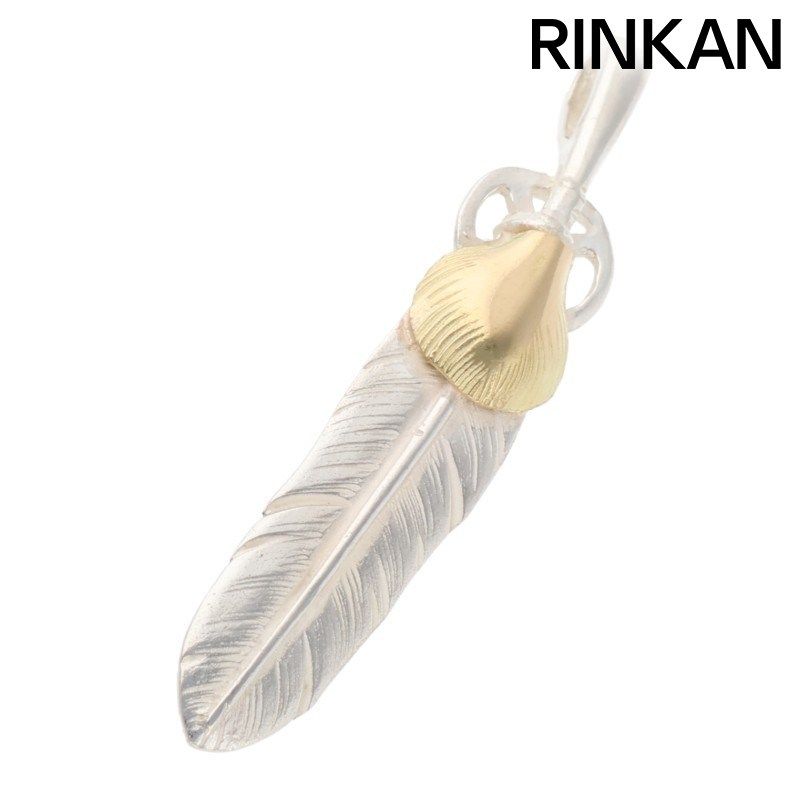 ゴローズ ハートホイールフェザー 小 ネックレストップ メンズ 小