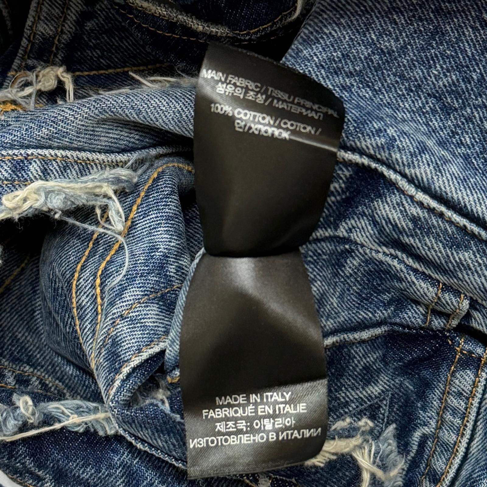 VETEMENTS 23SS Inside-out patch baggy denim pants インサイドアウト