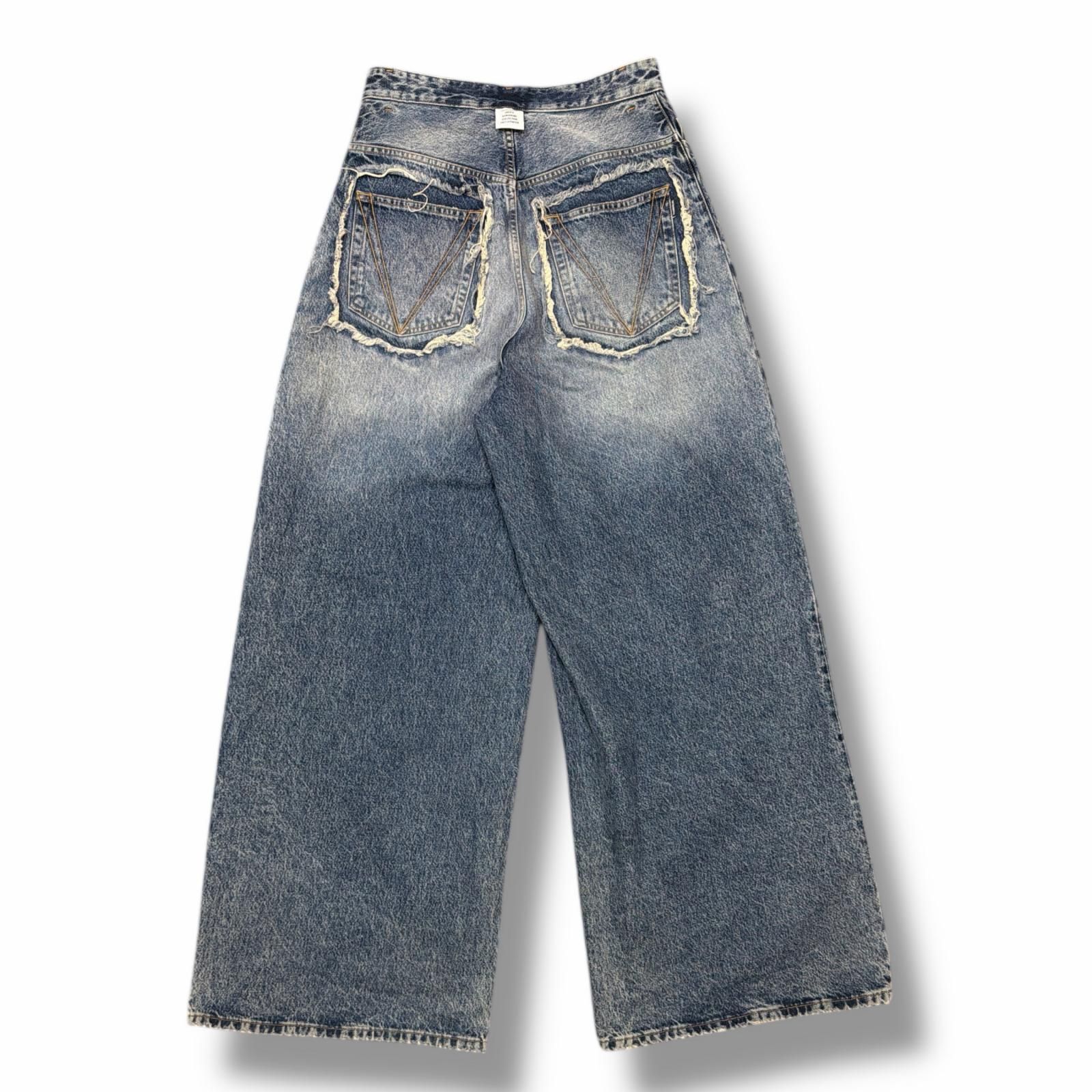 VETEMENTS 23SS Inside-out patch baggy denim pants インサイドアウト  