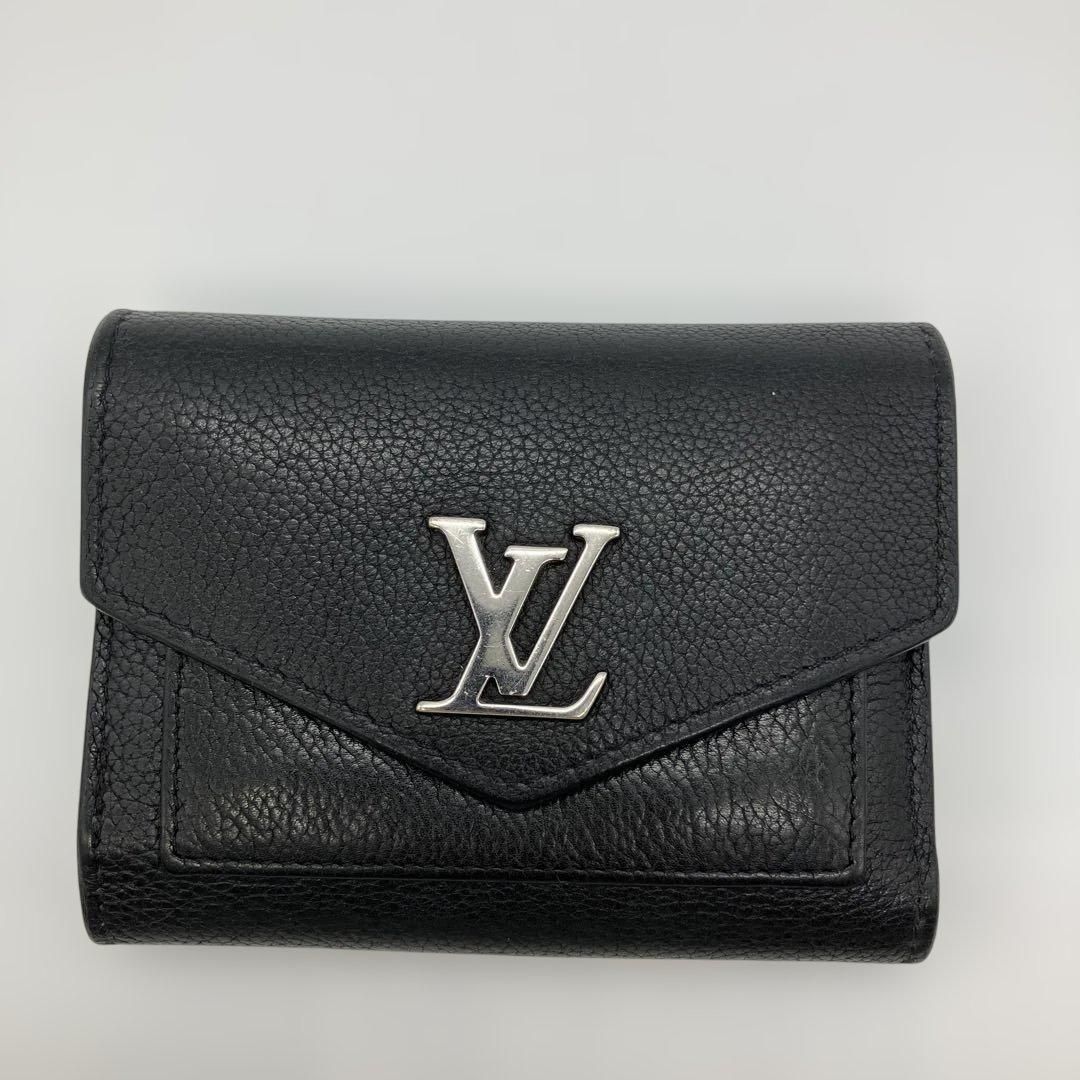 美品⭐️ルイヴィトン ポルトフォイユ ロックミ— ブラック 三つ折り