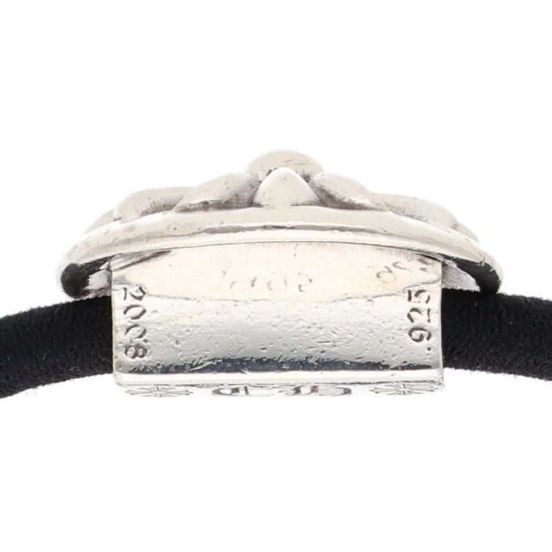 クロムハーツ　クロスボールボタンヘアゴム　　コンチョ　シルバー CHROME HEARTS クロムハーツ クロスボール シルバー ヘアゴム クロム