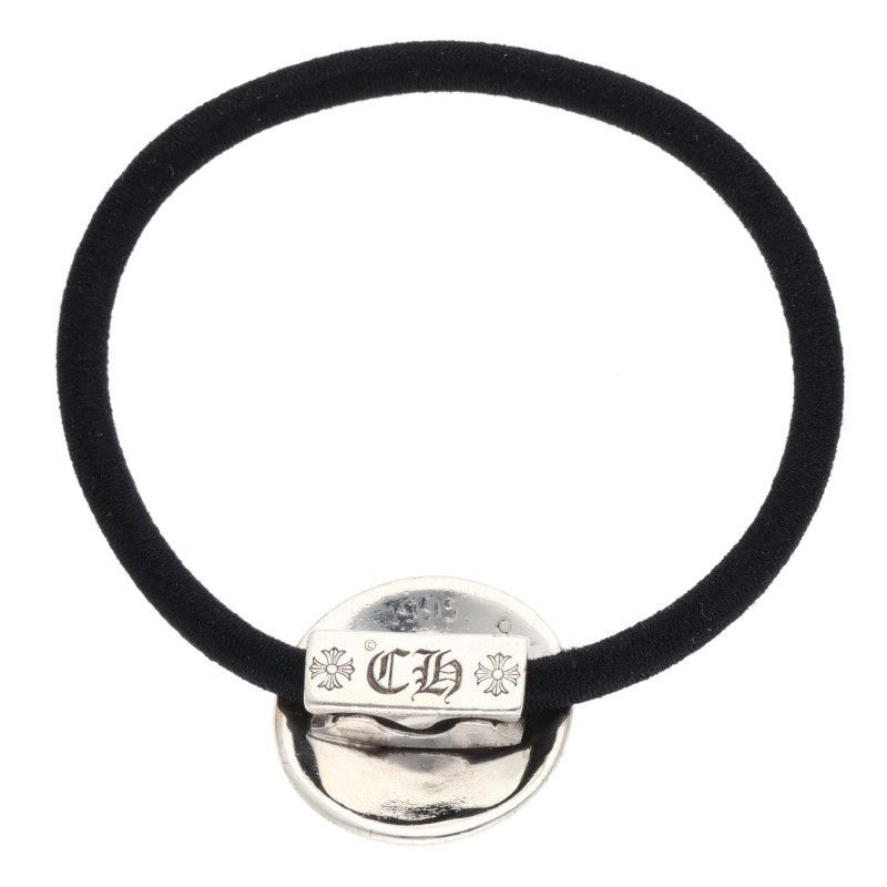 クロムハーツ HAIRBAND/クロスボールボタンヘアゴム シルバーコンチョ