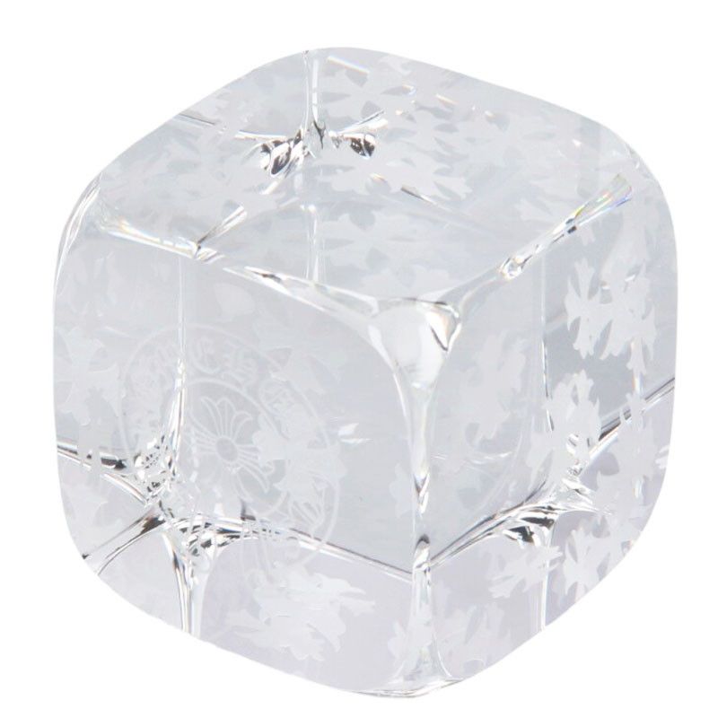 クロムハーツ ×バカラ Baccarat DICE/ダイス ガラスオブジェ メンズ