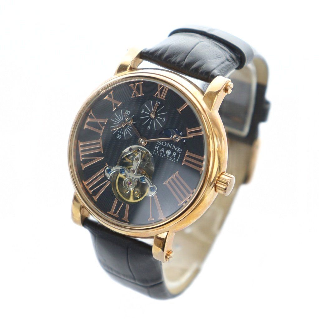 ゾンネ　手巻き時計　SONNE×HAORI 腕時計 KOICH IWAKI dショッピング |ゾンネ 腕時計 自動巻き ハオリ 岩城滉一 コラボモデル