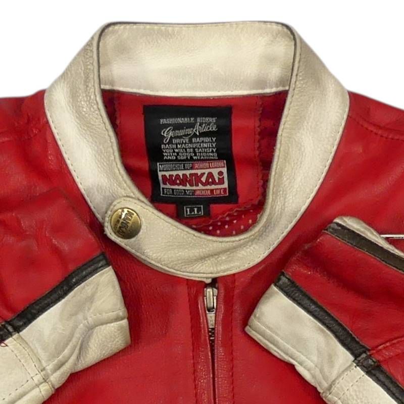 NANKAI 南海部品 ナンカイ レザーレーシングスーツ XL 本革 ツナギ