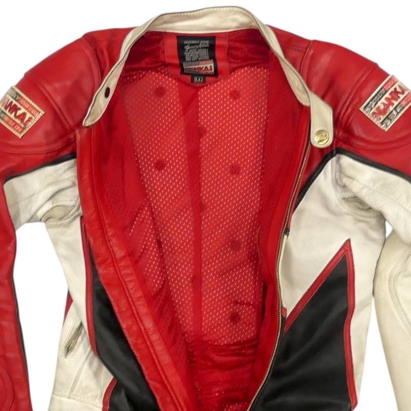 NANKAI 南海部品 ナンカイ レザーレーシングスーツ XL 本革 ツナギ