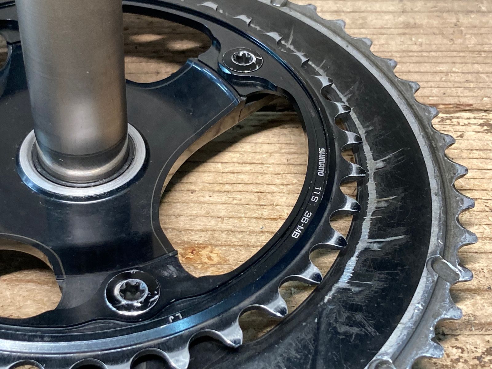 JK414 シマノ SHIMANO デュラエース DURA-ACE FC-9000 クランクセット