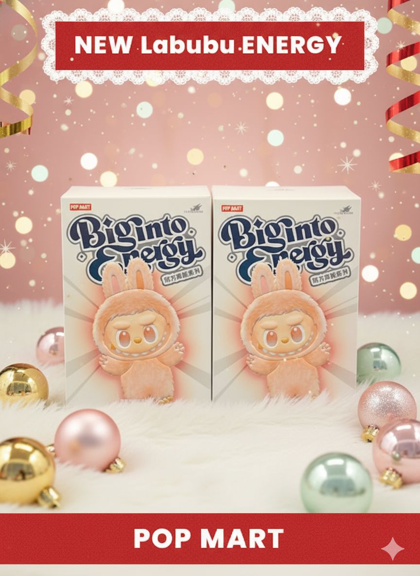 正規品・未開封】ラブブ Labubu Big into Energy 2ピース ポップマート