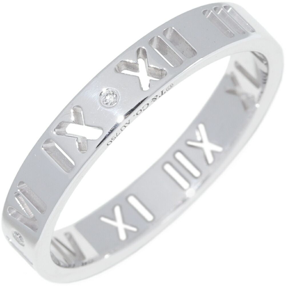 ティファニー 指輪 K18WG ダイヤ4P アトラス ピアスドリング - メルカリ