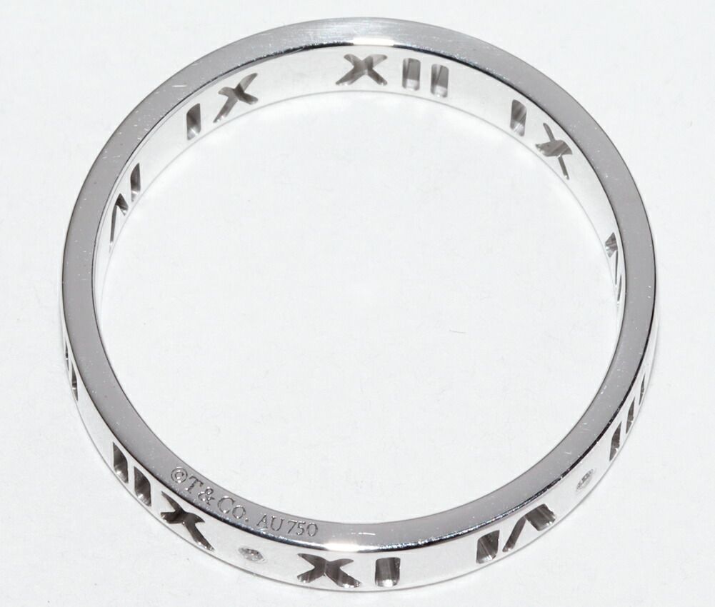 ティファニー 指輪 K18WG ダイヤ4P アトラス ピアスドリング - メルカリ