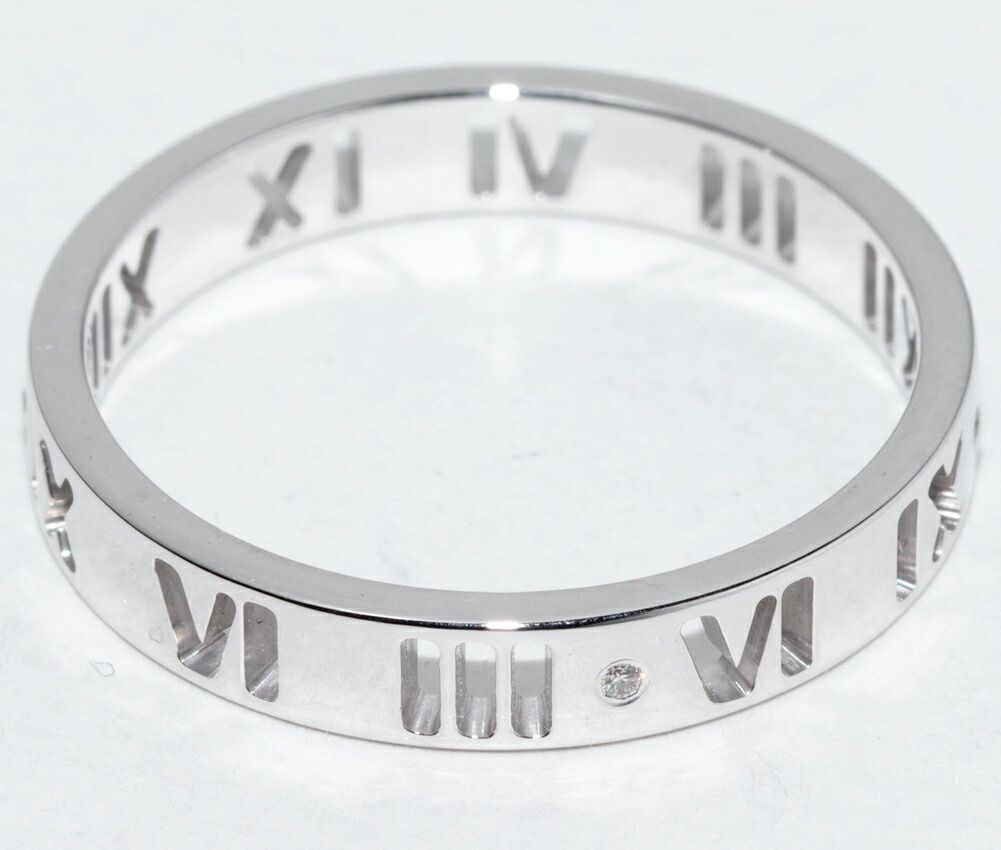 ティファニー 指輪 K18WG ダイヤ4P アトラス ピアスドリング - メルカリ