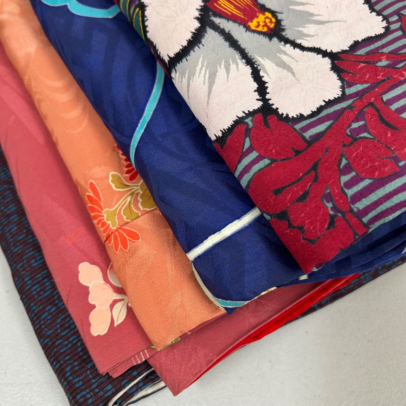 アンティーク 着物 正絹 5着 着物まとめ売り リメイク材料 m-528