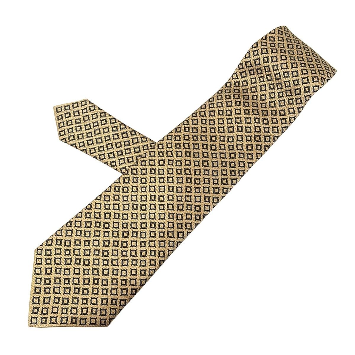 BVLGARI(ブルガリ) ネクタイ メンズ新品同様 - ベージュ×黒 - メルカリ