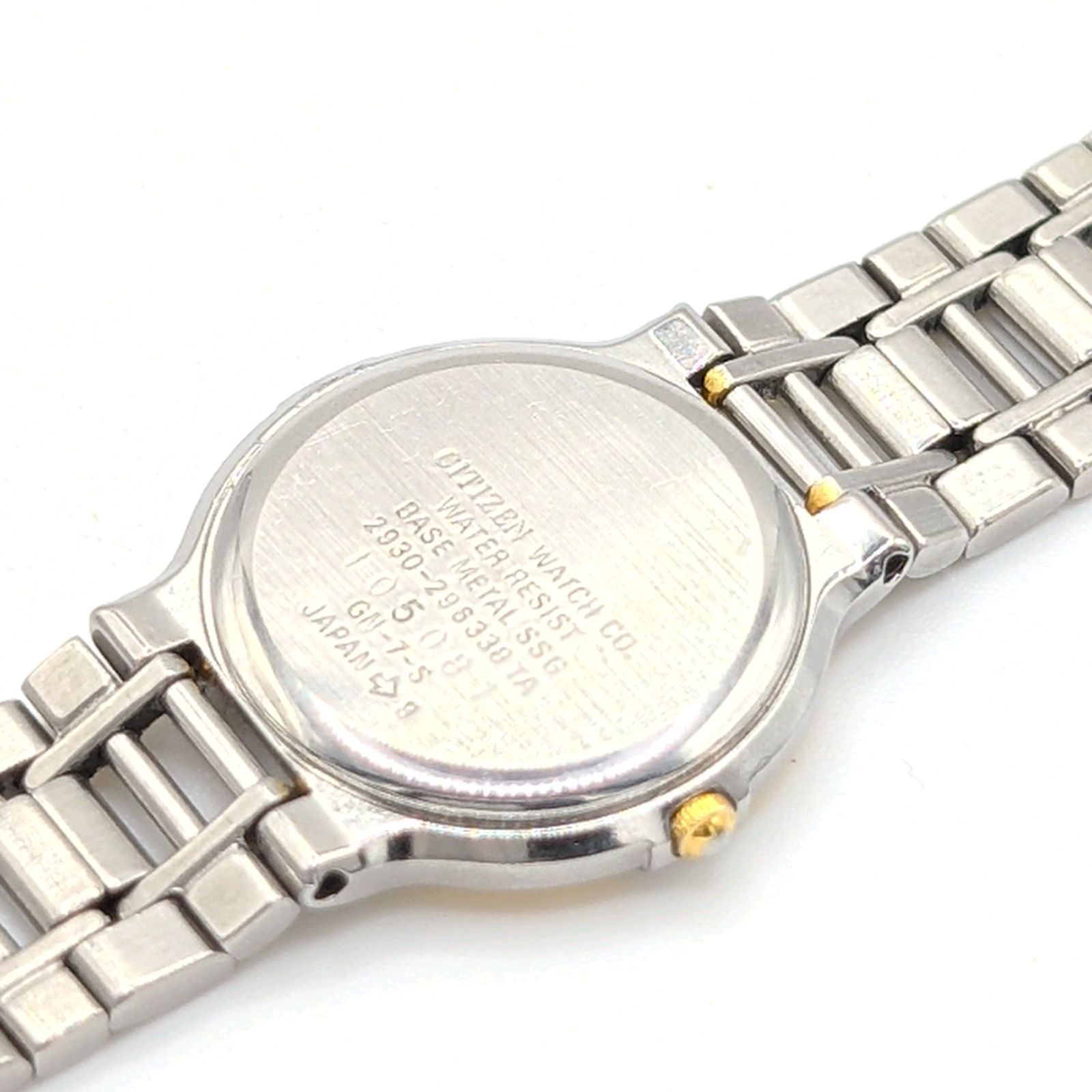 Citizen Exceed 2930-296338 Watch Quartz Round Silver Combi Y2K 00S