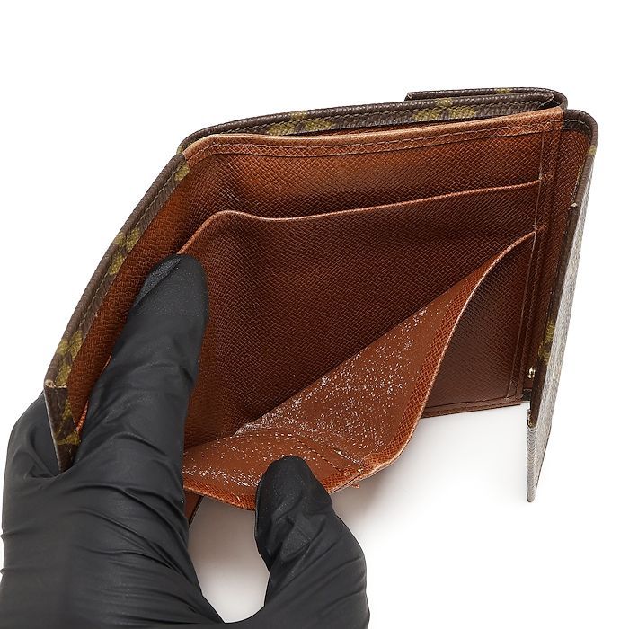 ルイヴィトン モノグラム ポルトモネ ビエ カルトクレディ M61660 W