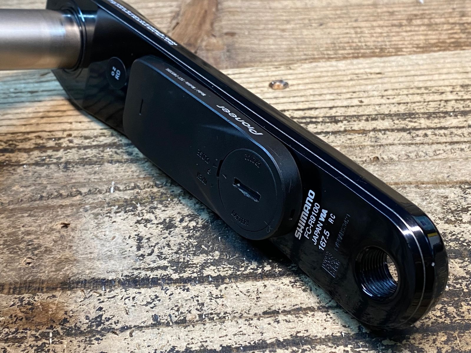 パイオニア ペダリングモニター SHIMANO FC-R9100 FC-R9100 Pioneer パワーメーター付き 170mm 53-39t シマノ