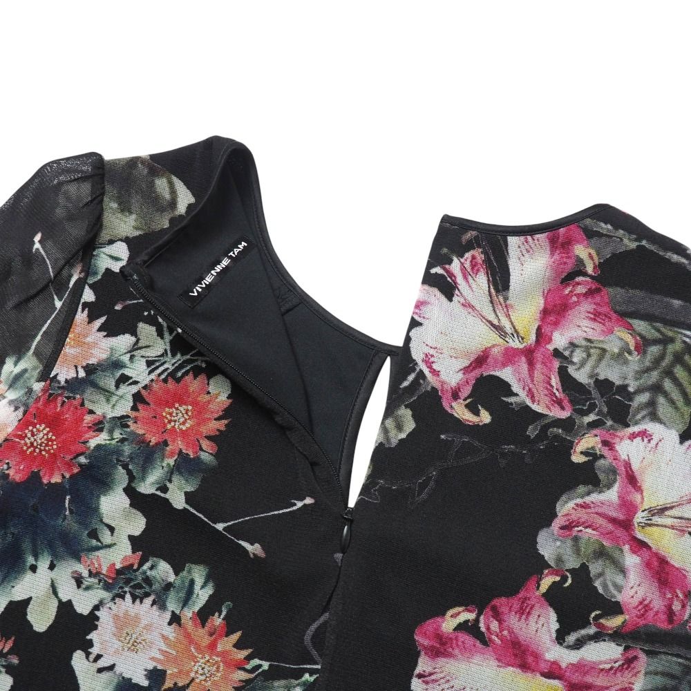 □美品□VIVIENNE TAM ヴィヴィアンタム ワンピース サイズ40 フラワー