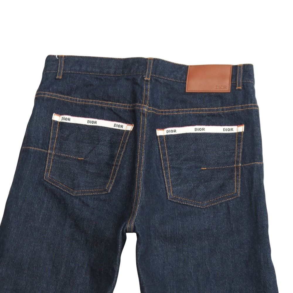 □美品□Dior ディオール デニムパンツ サイズ28 セルビッジ ロゴ