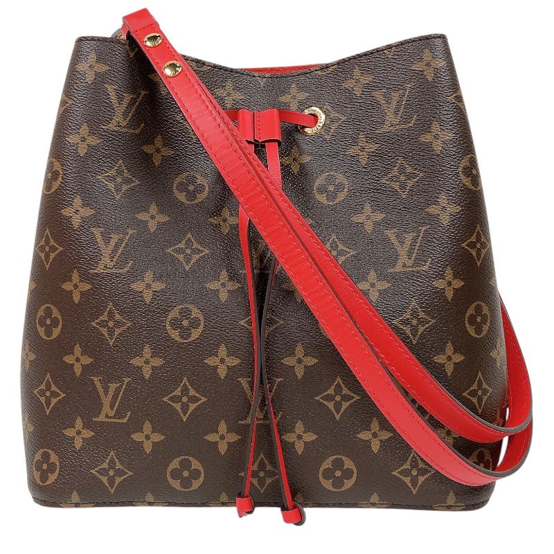 ルイ・ヴィトン LOUIS VUITTON ネオノエMM M44021 ブラウン/コクリコ