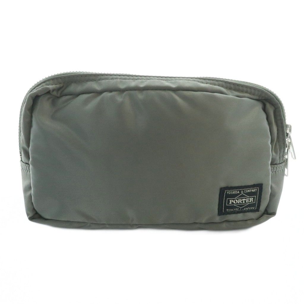 希少 PORTER ポーター タンカー ポーチ マルチケース シルバーグレー