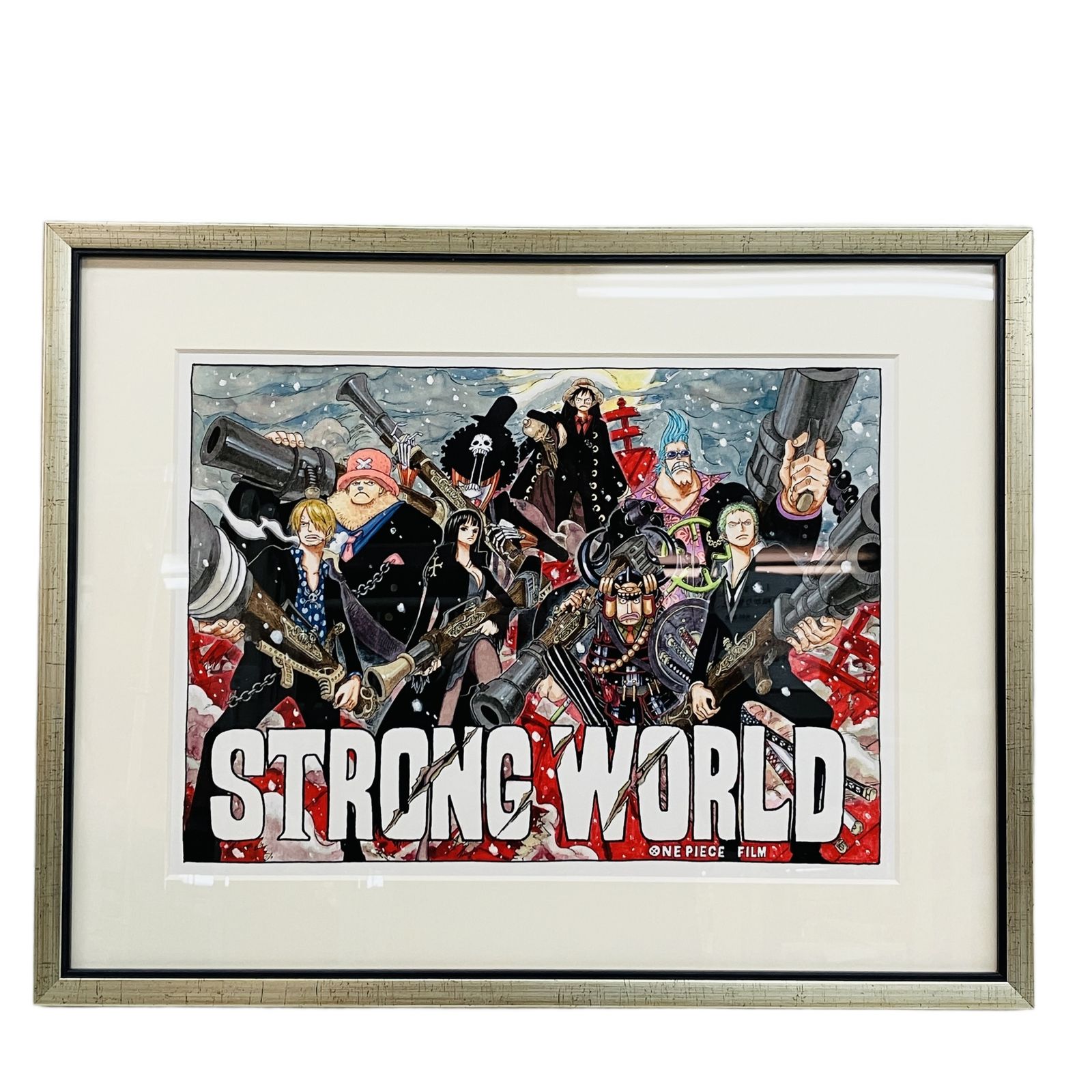ワンピース 複製原画 ストロングワールド ワンピース 複製原画 STRONG WORLD ストロングワールド 額縁セット