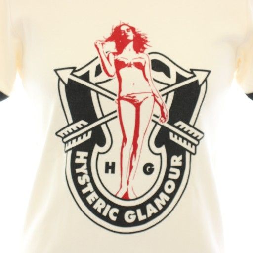 ヒステリックグラマー HYSTERIC GLAMOUR リンガーTシャツ カットソー