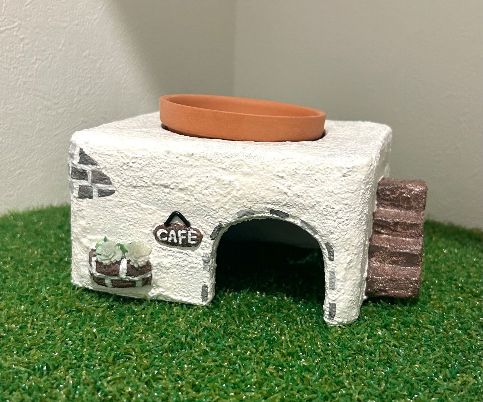 爬虫類 ウェットシェルター グレー