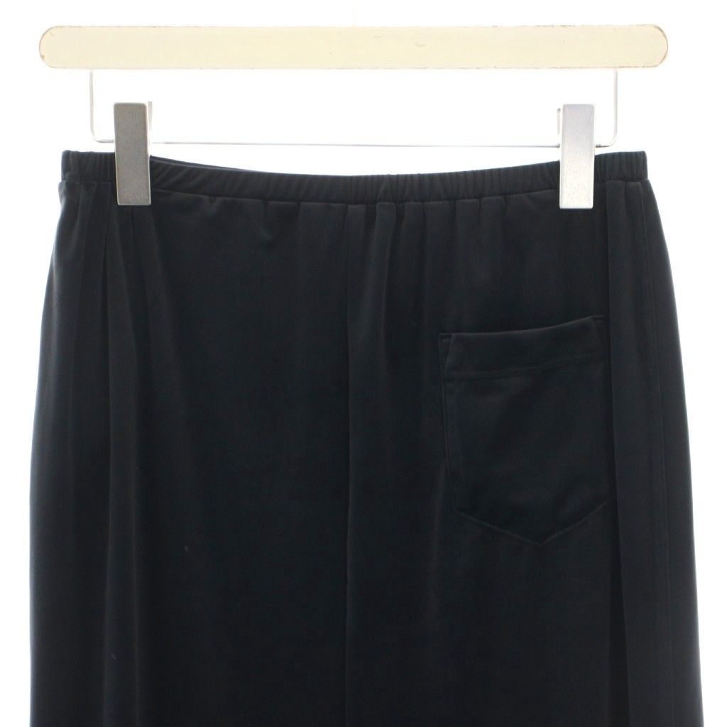 クルーレ CREWRE ストレッチベロアストレートスカート ロング タイト