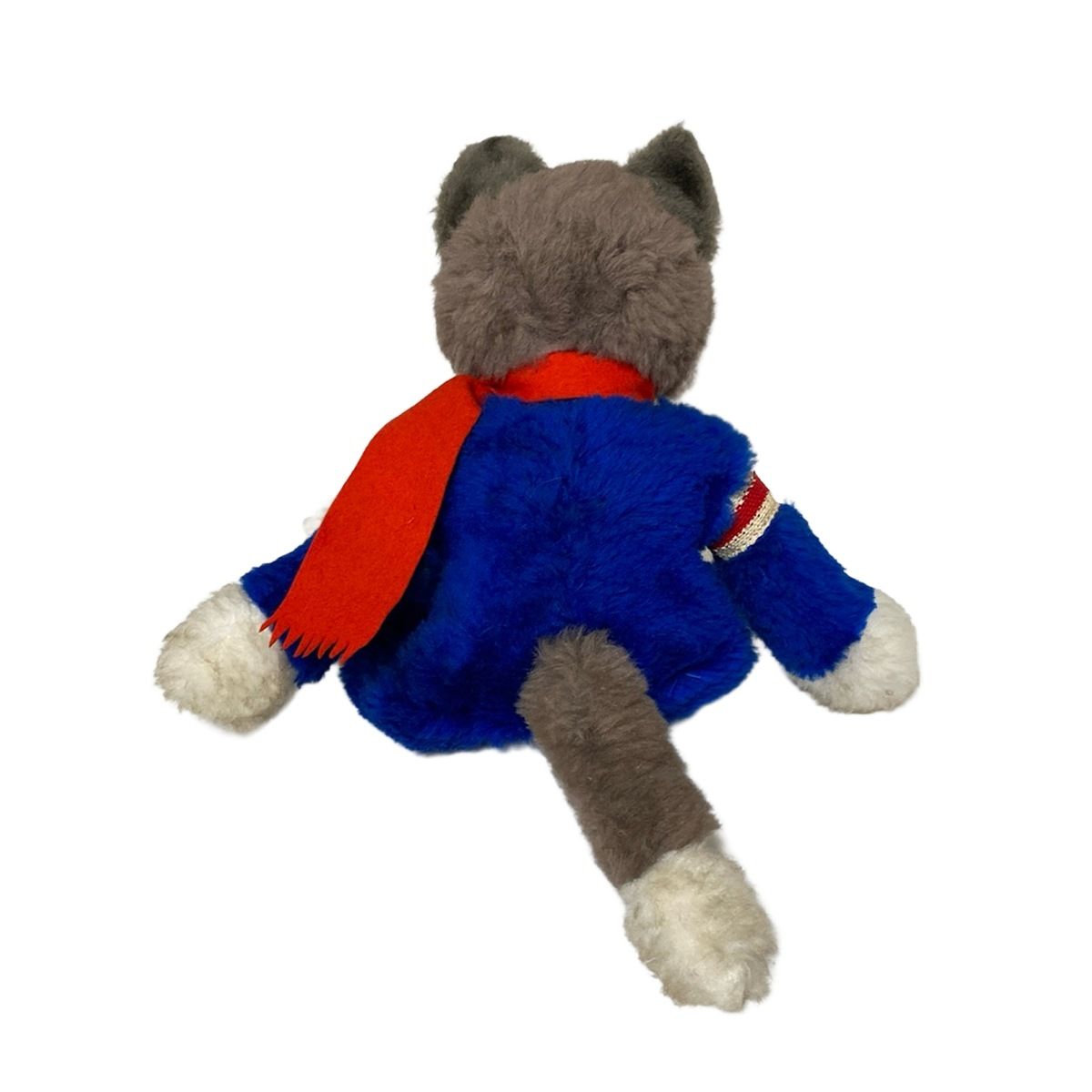 Steiff(シュタイフ) ぬいぐるみ美品 - グレー×ブルー×マルチ ネコ