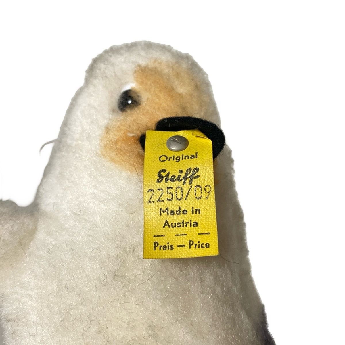 Steiff シュタイフ ぬいぐるみ 白 シュタイフ ドイツ製 白猫 ぬいぐるみ ヴィンテージ