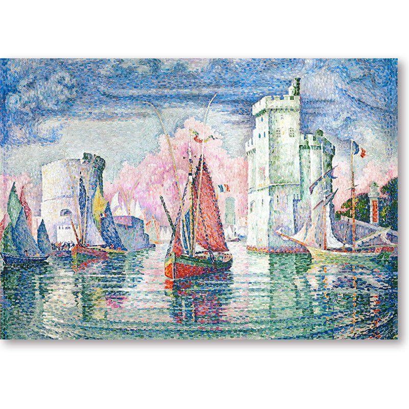 A2サイズ ポール・シニャック ポスター ラ・ロシェル港 アートポスター