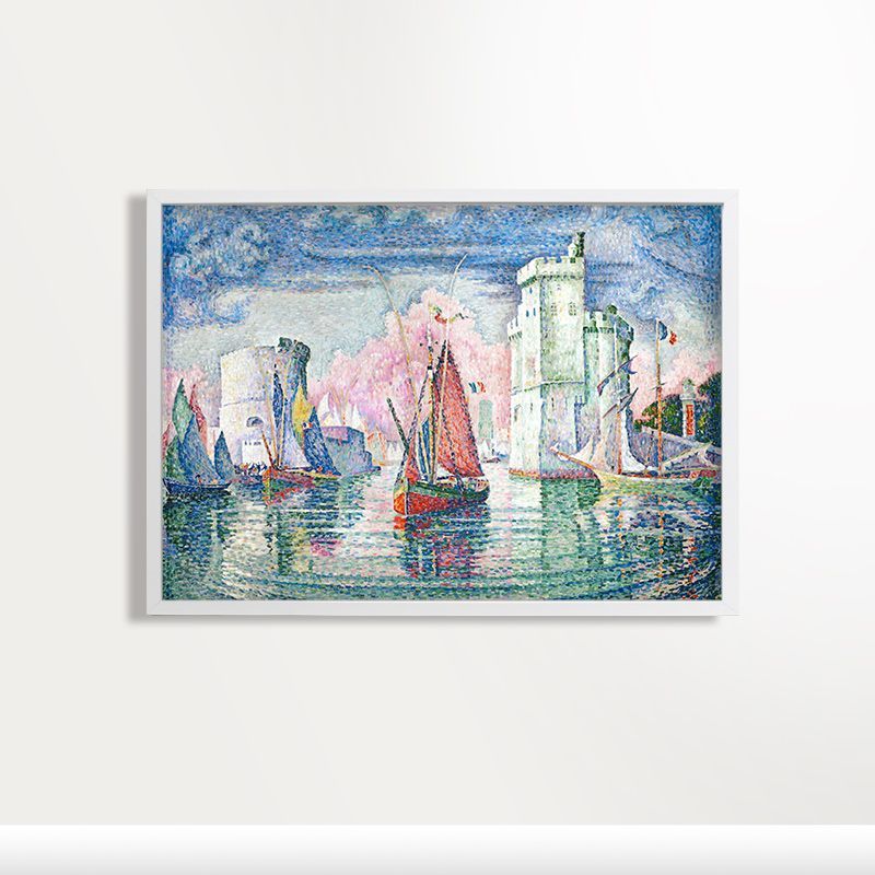 A2サイズ ポール・シニャック ポスター ラ・ロシェル港 アートポスター