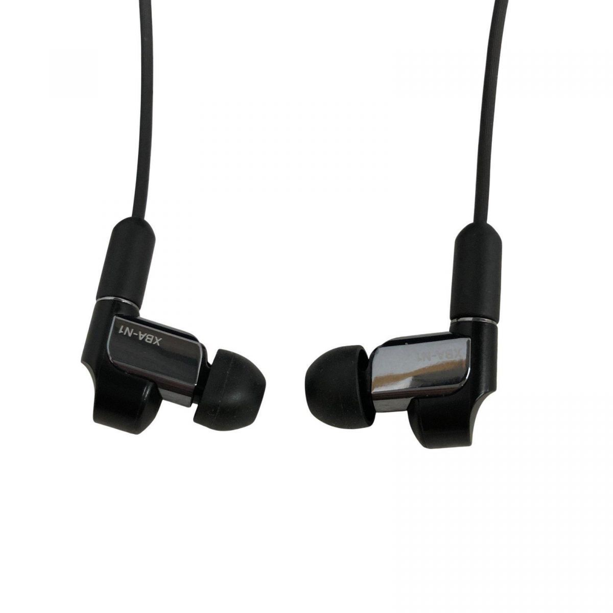 ☆未使用☆ イヤホン SONY ソニー ブラック カナル型 有線 XBA-N1