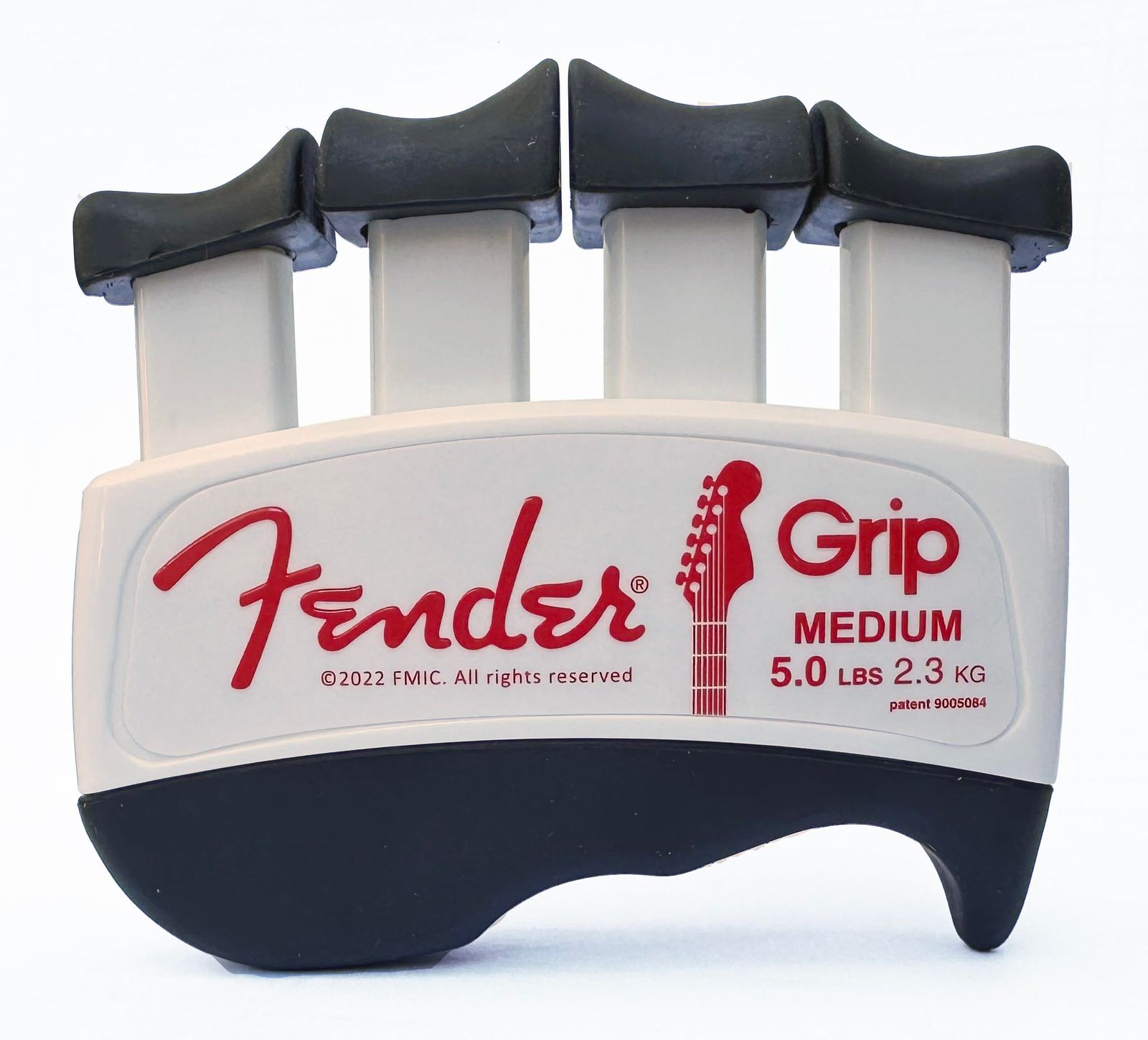 Fender GRIP Hand and Finger Exerciser (Medium - 5 lb/2.3 kg) - the ultimate ergonomic finger strength enhancer to improve the performance of all stringed instruments (guitar, bass, violin, etc.)
