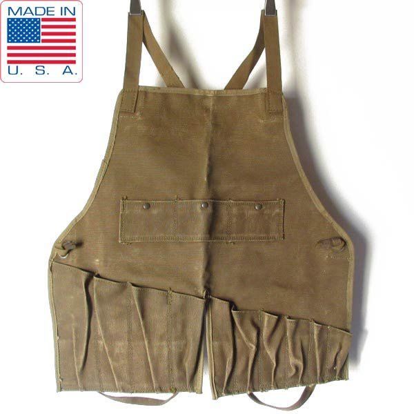観賞用 40s USAAF B-1 キャンバス ワーク エプロン ドライロット