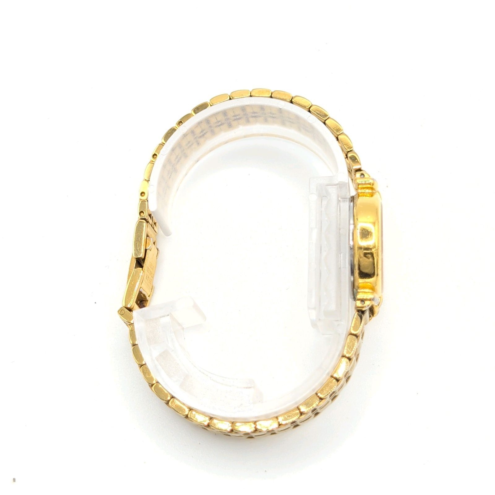 SEIKO 2P21-0260 Watch Ladies Quartz Round Gold Y2K 00S Vintage