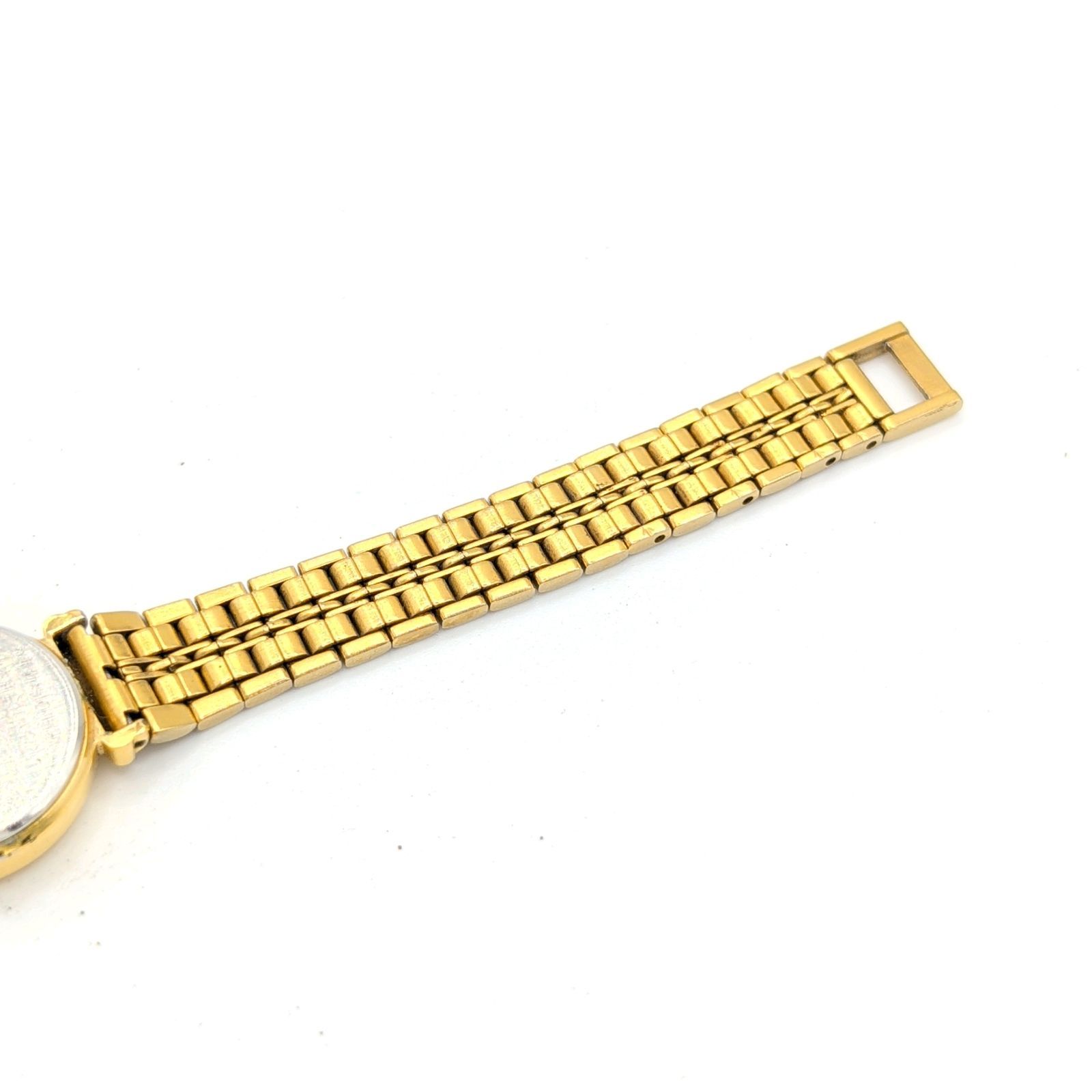 SEIKO 2P21-0260 Watch Ladies Quartz Round Gold Y2K 00S Vintage