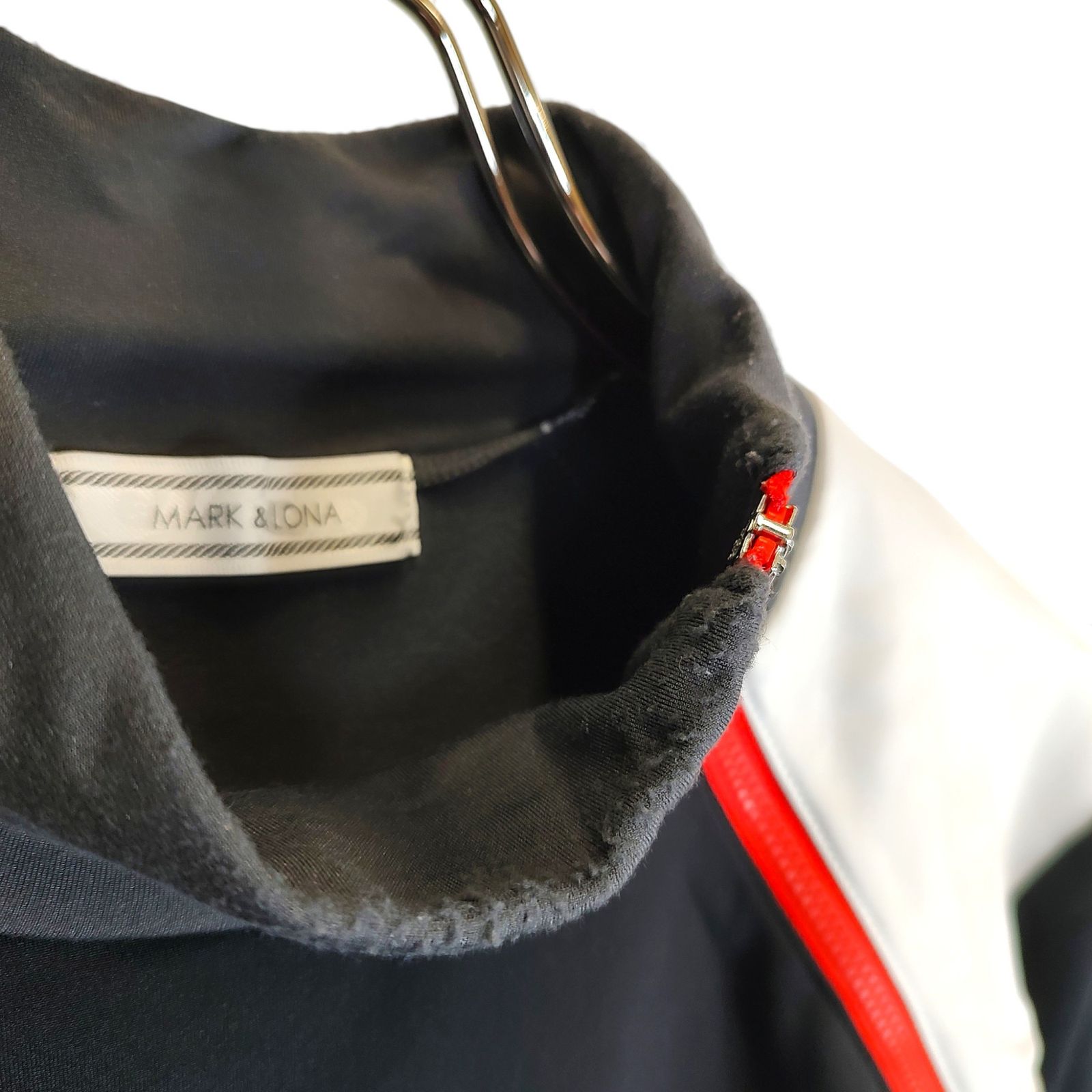 MARK&LONA マークアンドロナ ゴルフ モックネック ジップ アップ 長袖