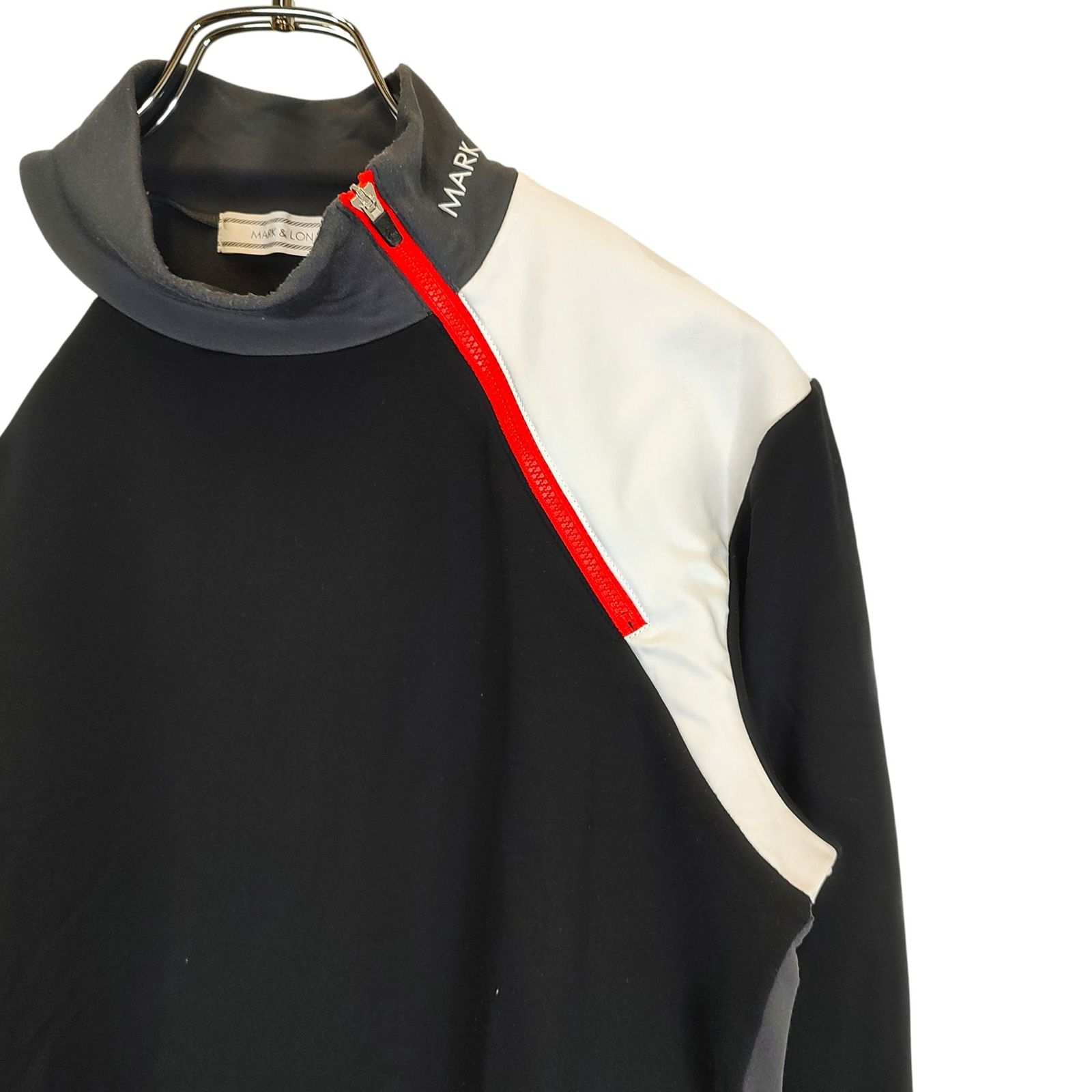 MARK&LONA マークアンドロナ ゴルフ モックネック ジップ アップ 長袖