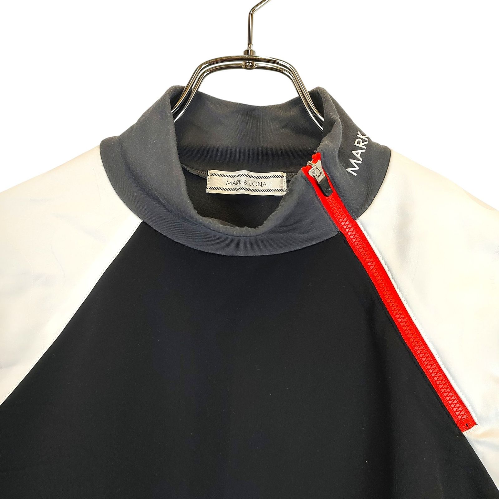 MARK&LONA マークアンドロナ ゴルフ モックネック ジップ アップ 長袖