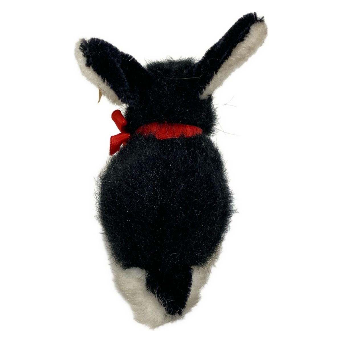 Steiff(シュタイフ) ぬいぐるみ - 黒×白×レッド リボン コットン