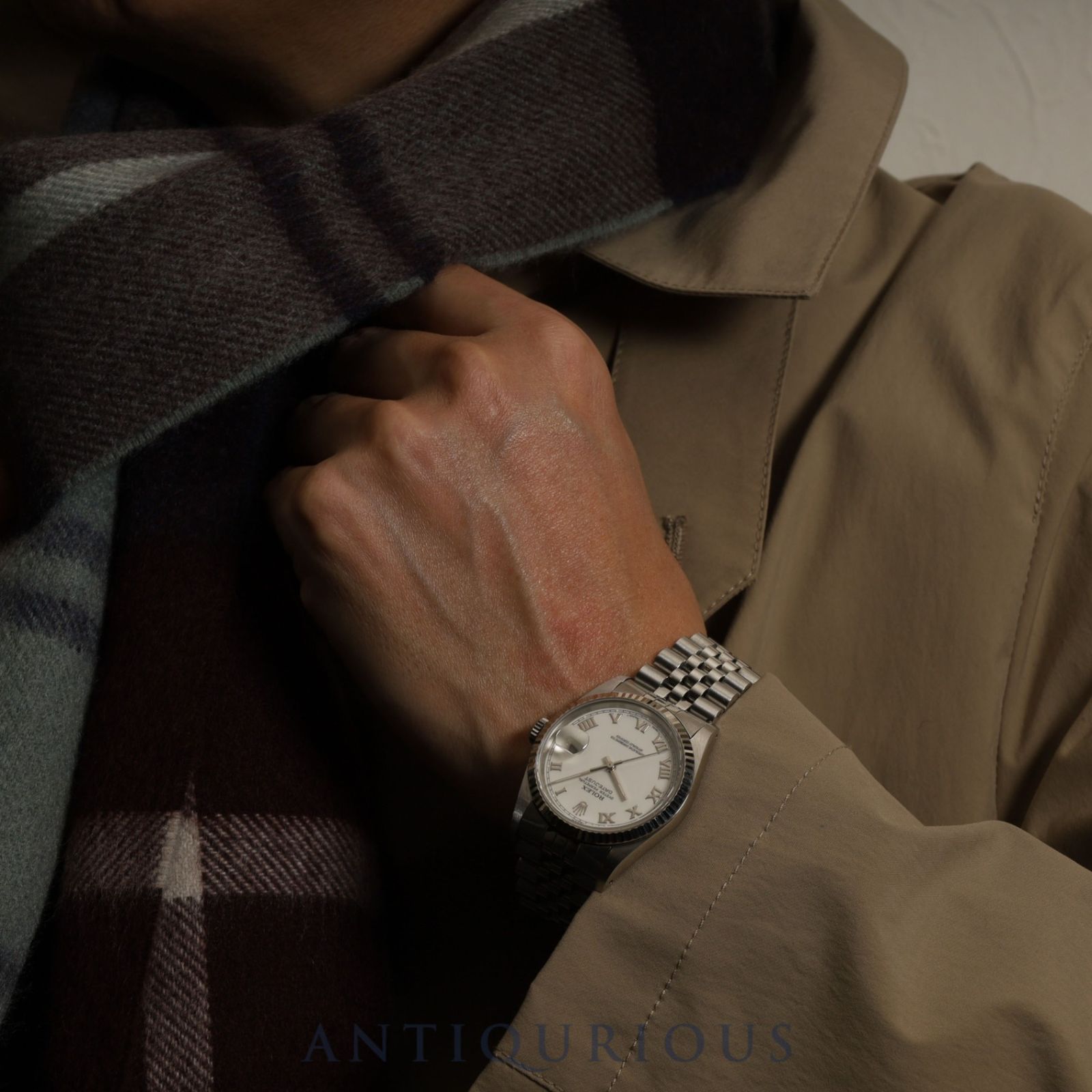 ロレックス デイトジャスト 36 16234 自動巻き Cal.3135 SS/WG SS