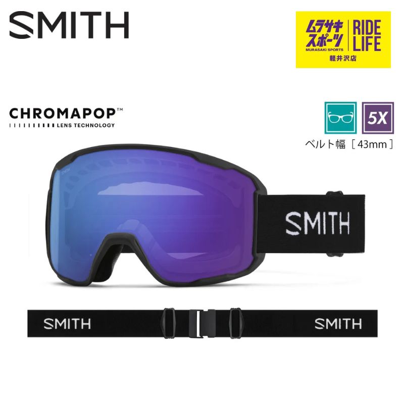 スキー・スノーボードアクセサリー SMITH Preview Black 1042 SMITH スミス スノーボード ゴーグル Preview プレビュー Black